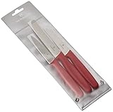 Victorinox 3-teiliges Küchenmesser-Set Standard für Gemüse (Gemüsemesser, Spülmaschinengeeignet), R