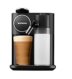 De'Longhi Nespresso Gran Lattissima EN650.B Kapselmaschine, Kaffeemaschine mit Milchaufschäumer, für 6 Kaffee-Milchgetränke per Fingertip, 36,7 x 20,3 x 27,6 cm, schw