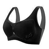 ROMIDA Damen BH Ohne Bügel Sport BHS Frauen Bustier Strech Push Up Bra Wireless Bralette Bequemer Korsett Frauen Unterwäsche Plus Size Bügelloser BH