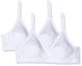 Nur Die Damen 2er Damen Komfort BH BH, 2per Pack Weiß (weiß 30), 85C(Herstellergröße: 85C)
