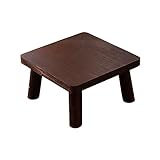 GYQYYGZ Couchtisch Einfacher Couchtisch Aus Holz Small Table Square Braun Und Naturfarben Wohnzimmertisch (Color : Brown, Size : 36cm)