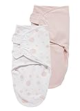 SwaddleMeyco Pucksack-Pucktuch S/M (0-3 Monate) 2er Set DOTS (Punkte)/UNI Rosa-W