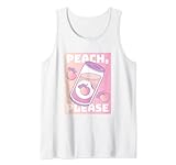 Pfirsich Bitte Vaporwave Ästhetischer Sommer Metaverse Crypto Tank Top