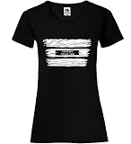 Caution! Wet Paint Frauen Lady-Fit T-Shirt Schwarz XS - shirt84