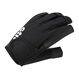 Gill Championship Short Finger Sailing Yachting und Beiboothandschuhe - Schw