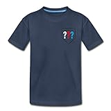 Spreadshirt Die DREI Fragezeichen Kids Logo Tasche Teenager Premium T-Shirt, 146-152, Navy