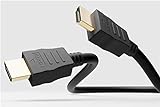 Goobay 58264 Ultra High Speed HDMI Kabel mit Ethernet, 48 Gbit/s - HDMI - Ultra HD bis 8K@60Hz - Ultra HD, HDR, HEC, 3D, eARC, HDCP, Ethernet – 2