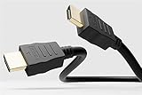 Goobay 58264 Ultra High Speed HDMI Kabel mit Ethernet, 48 Gbit/s - HDMI - Ultra HD bis 8K@60Hz - Ultra HD, HDR, HEC, 3D, eARC, HDCP, Ethernet – 2