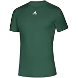 adidas Creator Kurzarmshirt für Herren, dunkelgrün-weiß, X-Groß