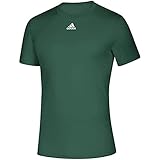 adidas Creator Kurzarmshirt für Herren, dunkelgrün-weiß, X-Groß