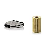 MANN-FILTER CUK 29 005 Innenraumfilter – Pollenfilter mit Aktivkohle – für PKW & Ölfilter HU 7010 Z – Ölfilter Satz mit Dichtung / Dichtungssatz – Für PKW und Kleinb