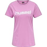 HUMMEL GO COTTON LOGO T-SHIRT WOMAN S/S, ORCHID, L