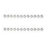 2 stücke Acryl Halskette Aufhänger Halter Wandmontage Schmuck Organizer mit 12 Diamantformhaken für Armb
