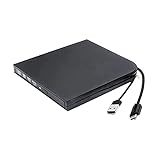 yaunli Player für optische Laufwerke External 4k UHD HD 3D Blu-ray-Disc-Spieler USB3.0. Typ -C USB-C 2- In 1 6X BD-R BD-RE DL BDXL 100GB DVD-R M- Scheibenbrenner Tragbares CD-DVD +/-RW-Laufwerk