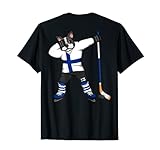 Dabbing Französische Bulldogge Finnland Eishockey-Fans Trikot Sport T-S