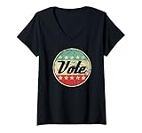 Damen Future Voter 2020 Wahl Geschenkidee T-Shirt mit V