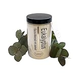 Sauna Salz Peeling – Eukalyptus 400g - Meersalz m. Jojobaöl Vitamin E Body Scrub – Dusch- und Körperpeeling für alle Hauttypen – vegan – ohne Parab