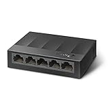 TP-Link Litewave 5 Port Gigabit Ethernet Switch | Desktop Ethernet Splitter | Kunststoffgehäuse | ungeschirmter Netzwerk-Switch | Plug & Play | Lüfterlos leise | Unverwaltet (LS1005G)