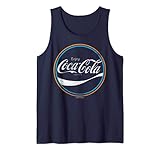 Coca-Cola Orange Blue Ring White Enjoy Logo Tank Top