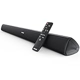 Soundbar für TV Geräte,SAKOBS 80dB 60W 81CM Soundsystem für Heimkino Musikstreaming,DSP mit 3 EQ-Modi,Surround Sound,Lautsprecher Bluetooth,AUX,RCA,Optisch,Wandmontage,KlavierlackOptik,