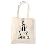 Art T-shirt, Shoulder Cristiano R. 7, Shopper, Meer, c-ronaldo-bag-nat, Weiß, c-ronaldo-bag-nat Einheitsgröß