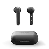 Urbanista Stockholm Plus Earbuds kabellos - über 20 Stunden Spielzeit, wasserfeste IPX4-Kopfhörer, In-Ear-Kopfhörer Bluetooth 5.0, Touch-Control & verbessertes Mikrofon für klare Gespräche, Schw