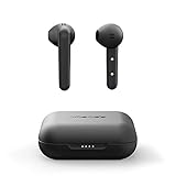 Urbanista Stockholm Plus Earbuds kabellos - über 20 Stunden Spielzeit, wasserfeste IPX4-Kopfhörer, In-Ear-Kopfhörer Bluetooth 5.0, Touch-Control & verbessertes Mikrofon für klare Gespräche, Schw