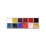 12 Farben Gesicht Körperbemalung Öl, Tattoo Malerei Pigment Kunst Thema Party Halloween Kostüm Party Make Up T