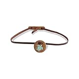 float Damen Lederarmband „Amulett Turtle - Schildkröte mit Gravur | Anhänger aus Treib Holz | Echtes Leder Armband | individuell einstellbar | als Geschenk verpackt - Anhänger Style Türk