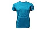 Yogistar Yoga-T-Shirt Sri Yantra - Men - Petrol S
