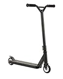2 Cycle Stuntroller für Kinder & Erwachsene - Aluminium - ABEC 7 Kugellager - Lenkerhöhe 68 cm - Schw