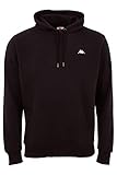 Kappa Hoodie VENNO I Unisex Kapuzen Sweatshirt I Pullover aus hochwertiger Baumwolle I Pulli für Freizeit & Sport I Kleidung für Frauen und Männer | Farbe Caviar, XXL ,19-4006 C