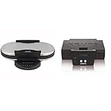 Tefal Doppel-Herzwaffeleisen WM311D | 1200W & Krups Sandwichmaker FDK451 | für gegrillte Sandwichtoasts in Dreiecksform | Antihaftbeschichtete Platten (Leichte Reinigung, Kein Anbrennen) | 850W