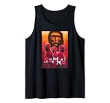 Squid Game Three Masked Guards Fan Art Poster Tank Top