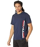 Fila Vertical Stripe Tee Peacoat 2XL