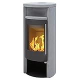 H&M Kaminofen VIVO schwarz/Speicherstein g