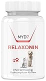 PHARMA HEALTH Relaxonin | Zusatzfutter für mehr innere Ausgeglichenheit bei Hund und Katze | pflanzliches Mittel | 60 Pressling