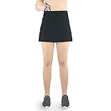 Formbelt Variosports Skirt - erster Laufrock mit integriertem Verstauen von Handys bis 6,8', Schlüssel, Taschentüchern - Laufen, Yoga, Fitness, Gym, Black L