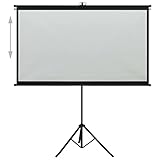 Ausla Mobile Stativ-Leinwand, 84' 16:9 Beamer-Leinwand Stativleinwand Projektionswand Beamer Stativ Leinw