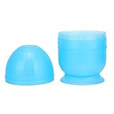 【???????? ??????? ????????】Professionelles Air Styling Tool Haarfärbeschale, exquisite Shaker Cup zum Färben von Haaren, mit Waage für Friseur Friseur Baber(blue)