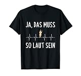 Herren Dudelsack Ja Das Muss So Laut Sein Herzschlag Spruch T-S