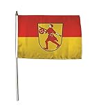 U24 Flagge Fahne Stockflagge Wilhelmshaven 30 x 45 cm Stockfahne 3er Pack