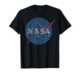 NASA Distressed Vintage Classic Logo Graphic T-S