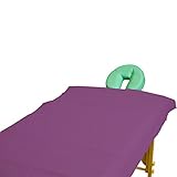 Teqler Einmallaken für Untersuchungs-, Massageliegen und Massagebänke T-131042pflaume, 200 cm x 70 cm (100-er pack)