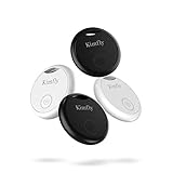 Kimfly Schlüsselfinder Tags, Wireless Handy-Finder, Bluetooth Smart Tracker, Bidirektionalem Alarm Anti-Lost Key Finder mit Android und iOS, um Brieftaschen, Gepäck, Haustiere, Koffer, Kamera, 4 Stück