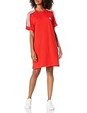adidas Originals Damen Tee Dress Kleid, rot, X-Groß