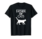 Herren Father of Cats | Fur Dad | Funny Cat Lover T-Shirt & G