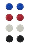 Speedlink STIX Controller Cap Set – Aufsätze für Analog-Sticks für Controller der PlayStation 4 und PlayStation 5, mehrfarbig, blau, rot, weiß, schw