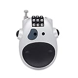 OUZHOU Vorhängeschloss, Zahlenschloss, Teleskop-Vorhängeschloss, 3-stellig, Vorhängeschloss, 80 cm, Stahldraht, Schloss mit Diebstahlschutz, kompakte Größe, hohe S