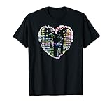 Kunst Regenbogen Herz mit kariertem Muster - Herren, Damen T-S